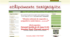 Desktop Screenshot of echipamenteserigrafice.ro